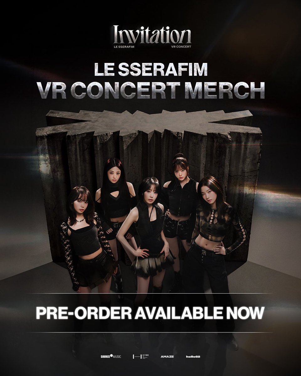 hello82official's tweet image. An invitation you can take with you anywhere 💌
LE SSERAFIM VR Concert Merch is officially here! Get yours today!

PRE-ORDER NOW ⬇️
🔗 bit.ly/4cyu3u4

#LE_SSERAFIM #INVITATION #LE_SSERAFIM_VRConcert #hello82