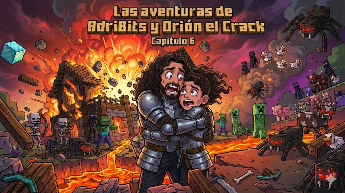 adribits's tweet image. Cap.6 Minecraft Survival |  MI HIJO DEJÓ LA PUERTA ABIERTA... y pasó esto 🧟‍♂️🏠
youtu.be/dveL15X79j8
¿Es posible tener tanta mala suerte en Minecraft? 

#Minecraft #MinecraftSurvival #PadreEHijo #Creepers #InvasionZombi #AdribitsYOrion #Humor