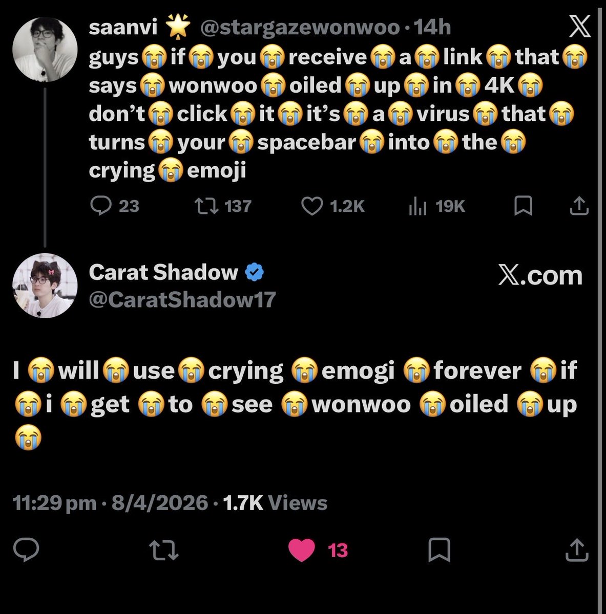 Carat Shadow tweet media
