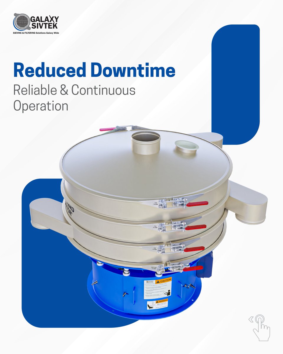 Efficient screening plays a key role in maintaining product quality and process reliability.

The Sivtek Vibro Sifter is designed to deliver accuracy, efficiency, and long-term performance across industries.