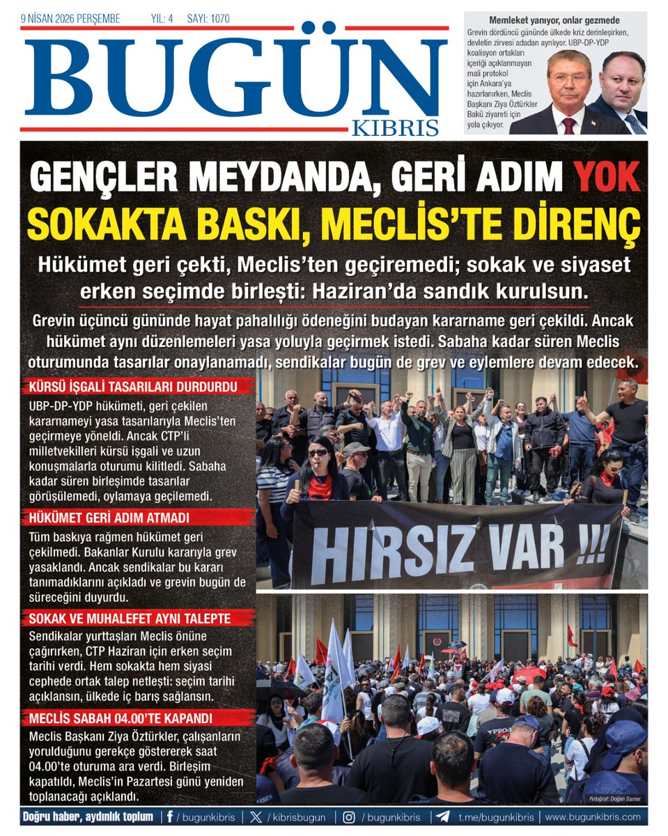 Bugün Kıbrıs tweet media