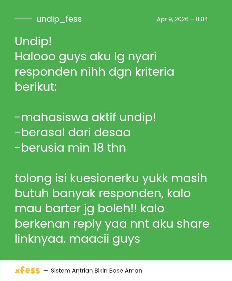 UNDIP MENFESS tweet media