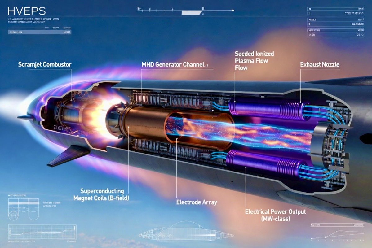 MagnetReconnect's tweet image. Intelligence Report: 
#Hypersonic Vehicle #Electric Power System #HVEPS Research and Development 

x.com/i/grok/share/7…