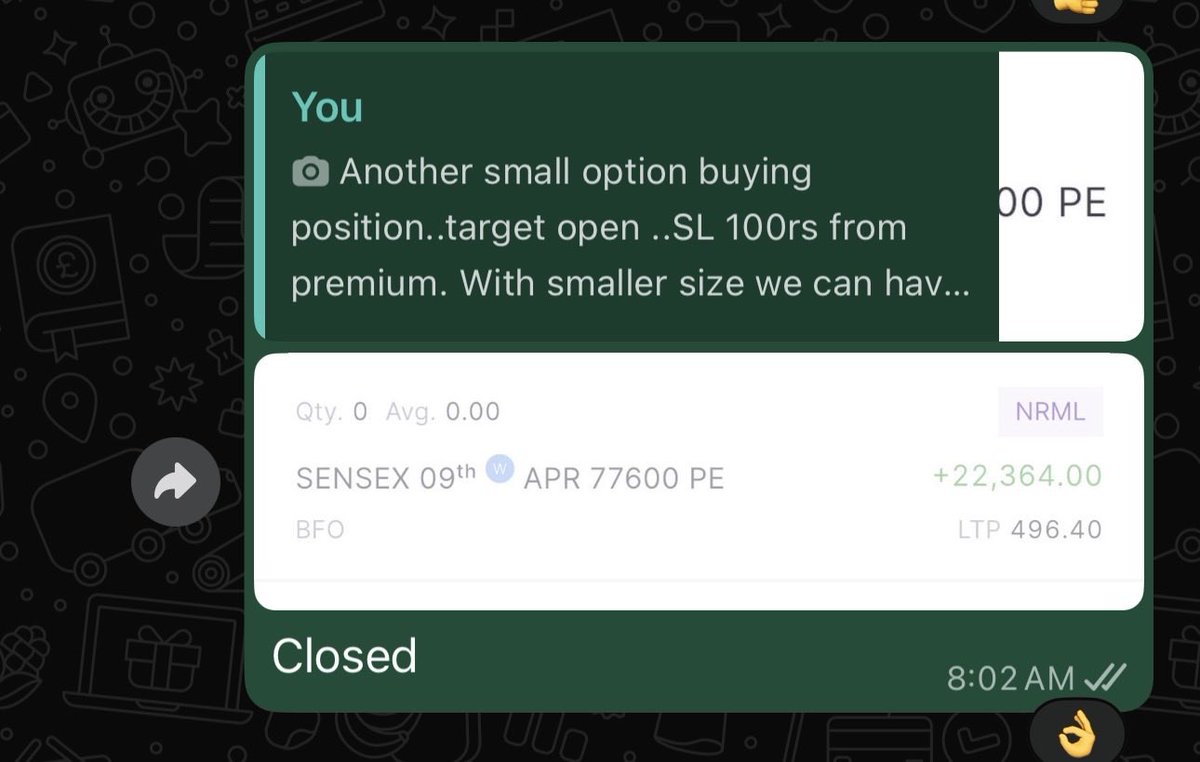 AnandaS05944403's tweet image. #nifty #sensex Outcome of today's discussions in our closed group. A much better comfortable space