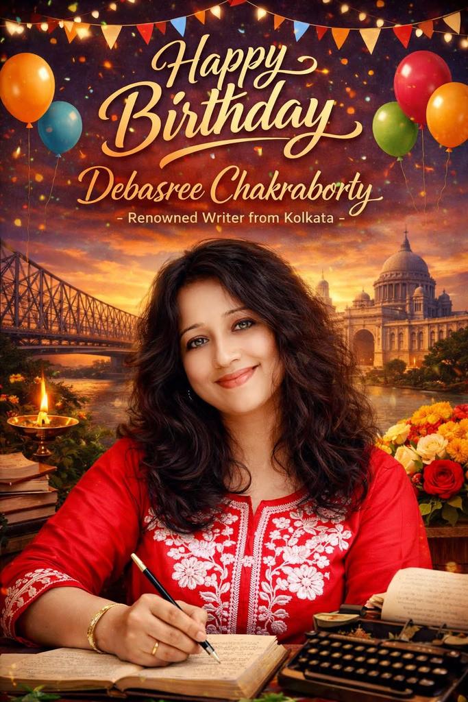 Happy birthday to our proud and beloved Sindh, the most beautiful writer from Kolkata, Deba Sri Chakraborty, who gave Sindh a historical novel like Maharaja Dahar.
#HappyBirthDayDibaSriChakraborty