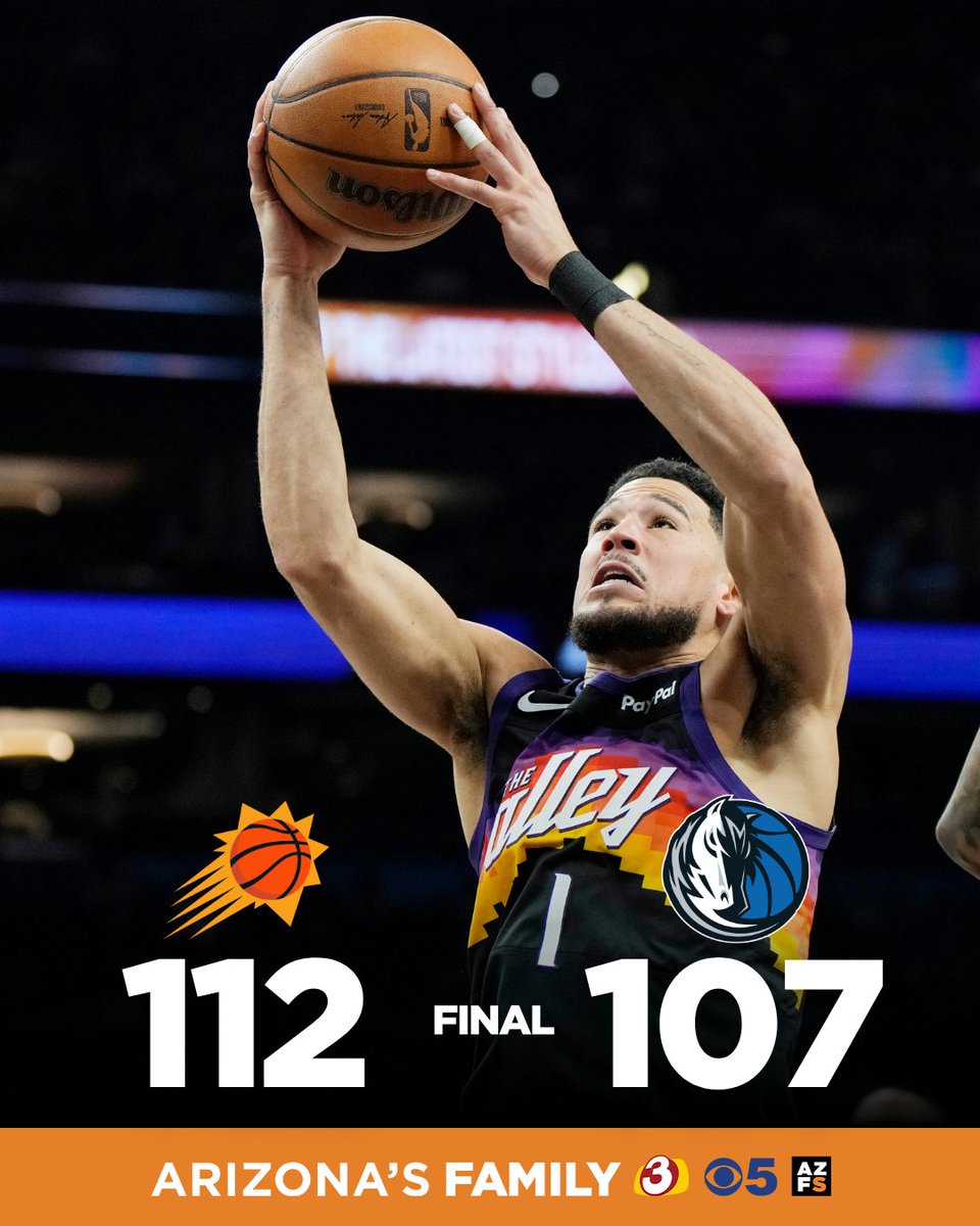 azfamily's tweet image. Devin Booker scores 37 as the Suns hold on for the win in the final regular-season game at home!
#SunsUp #phoenix #nba #sports #MFFL