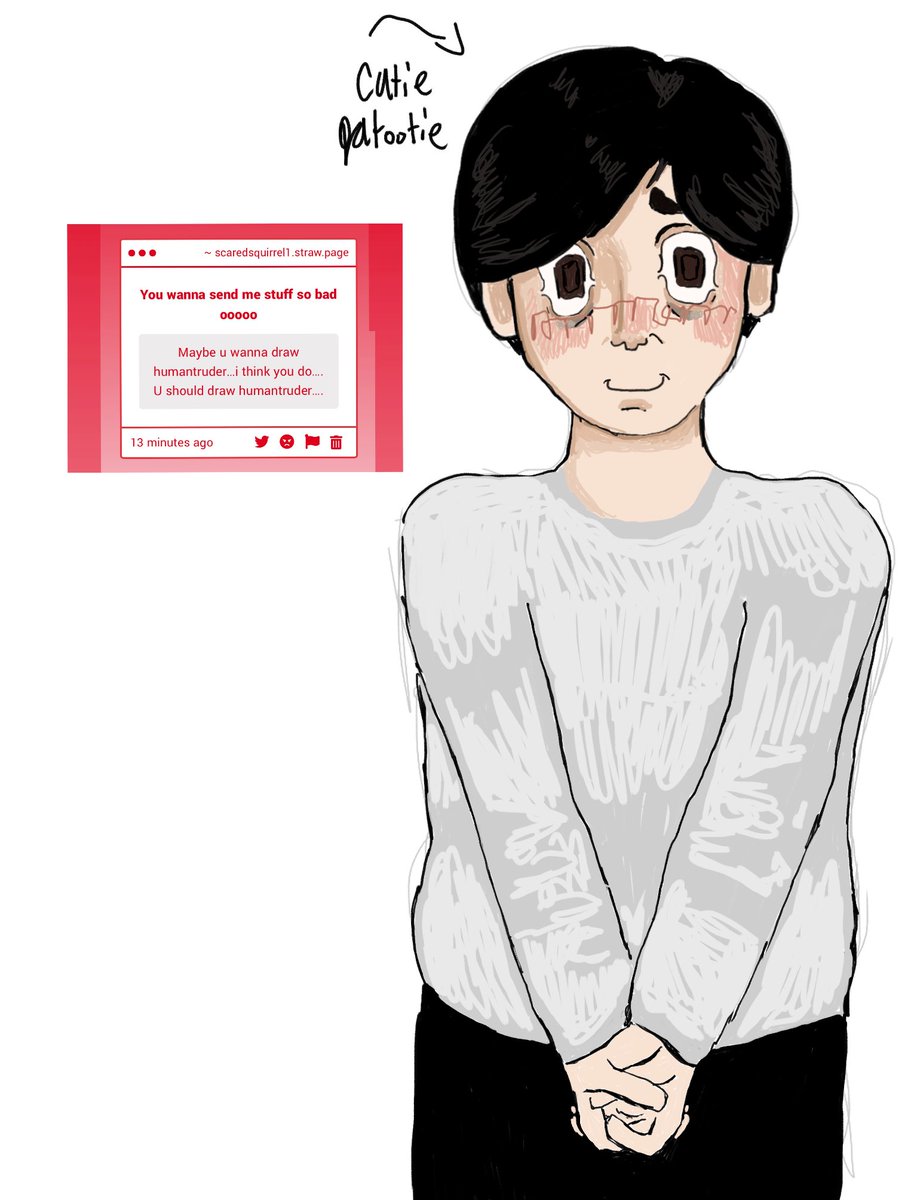 Hate this cause I think I made him TOO cute but whatevs