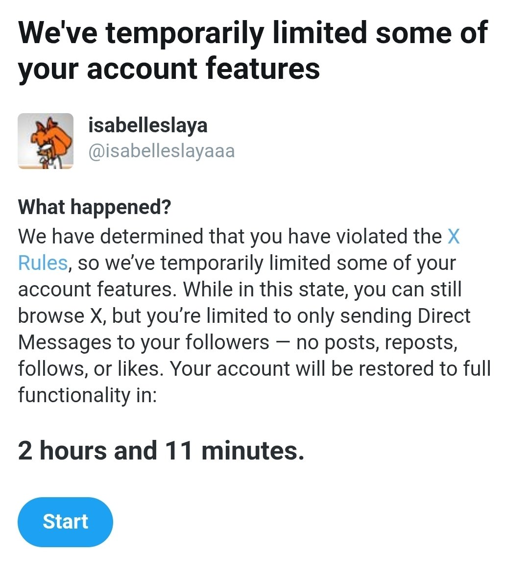 Isabelle tweet media