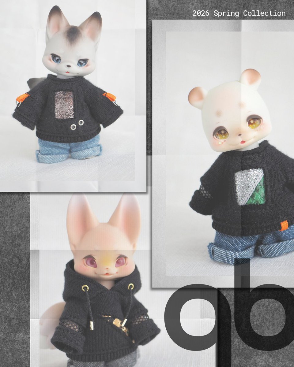 📣 ドール服出品のご案内

👕販売品👖
Mb style / sweatshirt &amp; hoodie
➾3種 ※販売はトップスのみ

⏩️着用確認サイズ
kumukuku （piccolo body）

📅販売開始
4/10（金） 21時15分頃

気に入っていただける方と出会えるようRPのご協力いただけると嬉しいです🙇‍♀️
