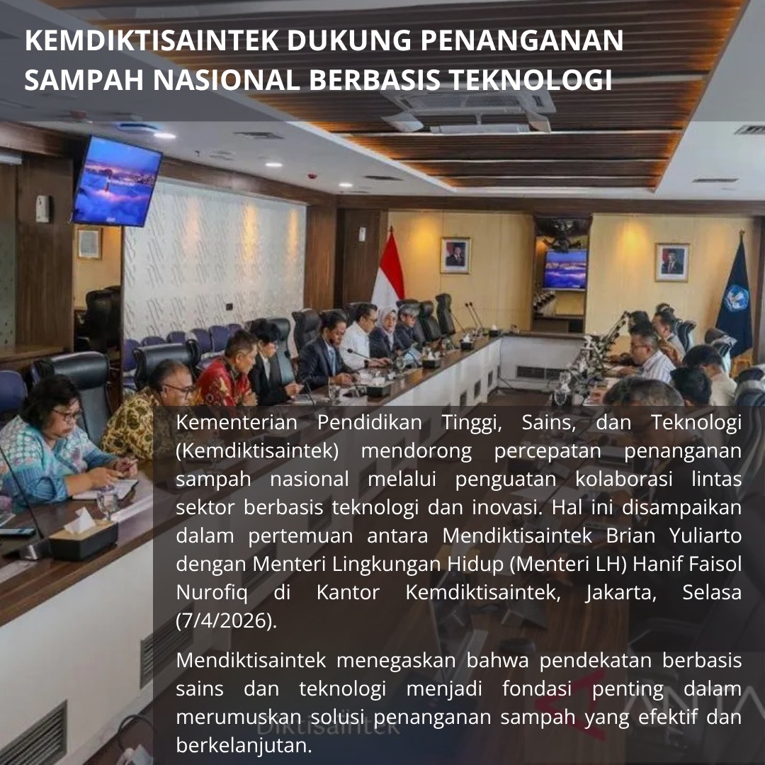 Presiden Prabowo menaruh harapan di generasi muda lewat teknologi penanganan sampah, kuy dukung bareng #TeknologiTanganiSampahNasional
