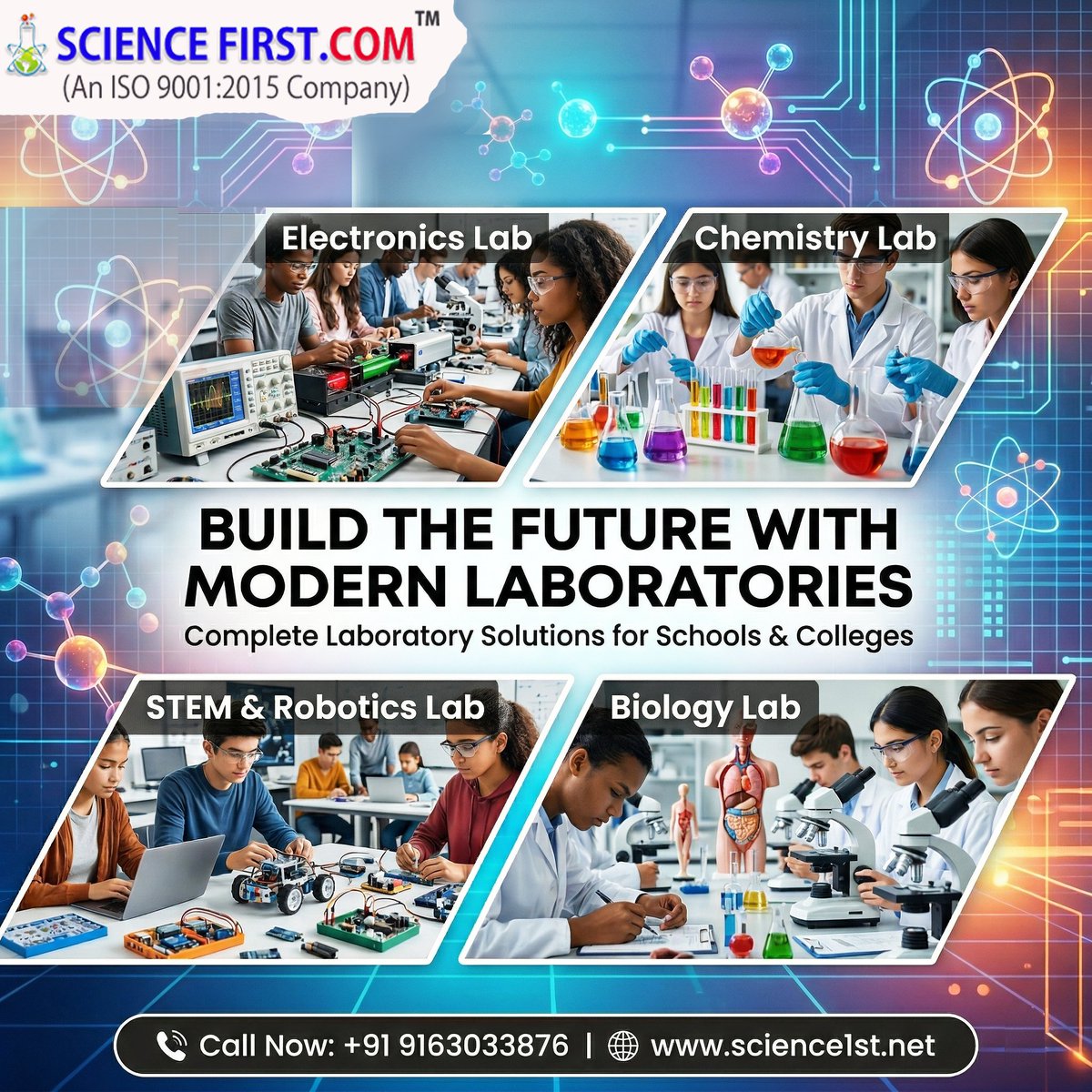SFirstindia's tweet image. 🌟Quality Labs. Inspired Learning.  #ScienceFirst #LabSupplies #ScienceLab #ResearchEquipment #LabInstruments #Microscope #ScienceEducation #STEMLearning #SchoolLab #CollegeLab #QualityEquipment #ISOCertified #ScientificTools #physicsLab #BiologyLab #PhysicsLab #LabSolutions