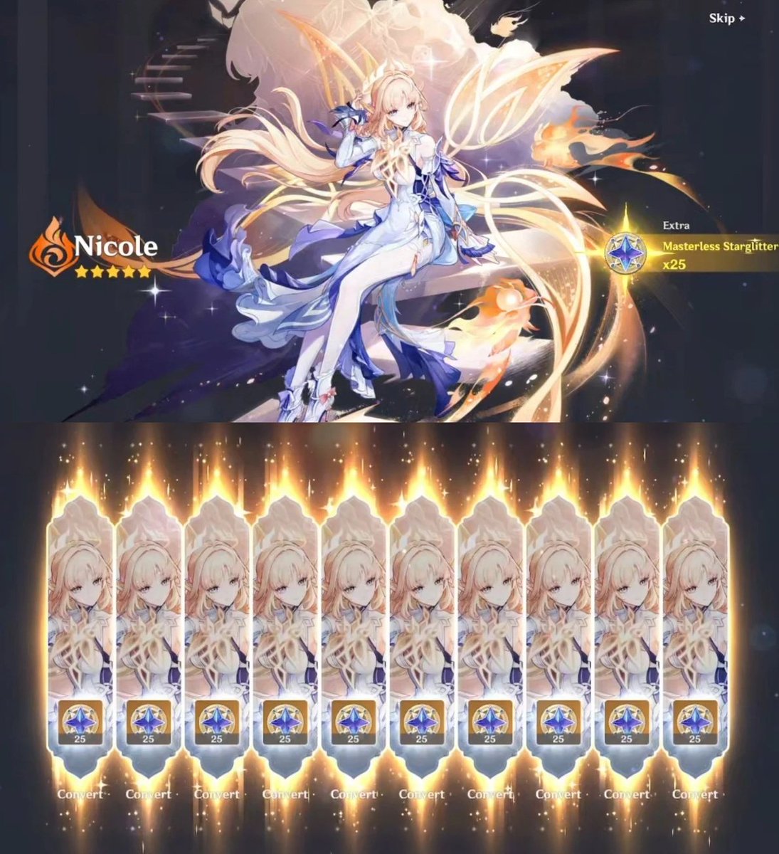 may all of my followers receive the angel's blessing and get lucky on nicole banner ଘ(੭˃ᴗ˂)੭