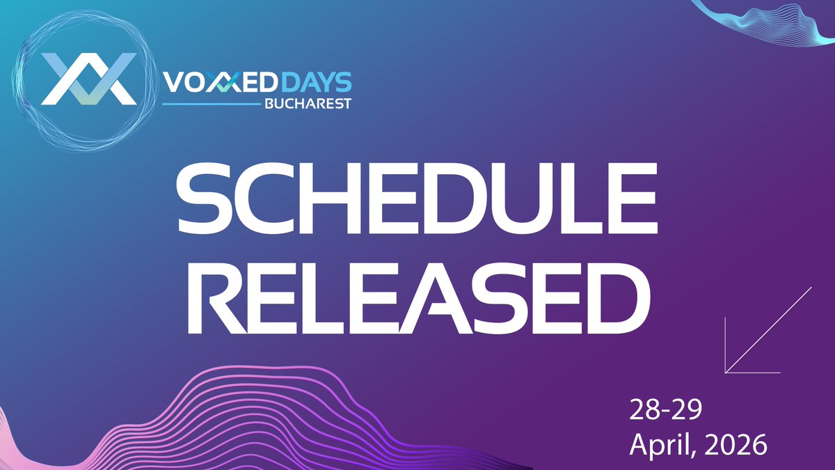 VoxxedBucharest's tweet image. We have released the #schedule for the ninth edition of @VoxxedBucharest!

🎯 Why Participate?
📣 Reach
🤝 Connect
🌟 Impact:
Discover the newsletter here: mailchi.mp/incrementalcom…