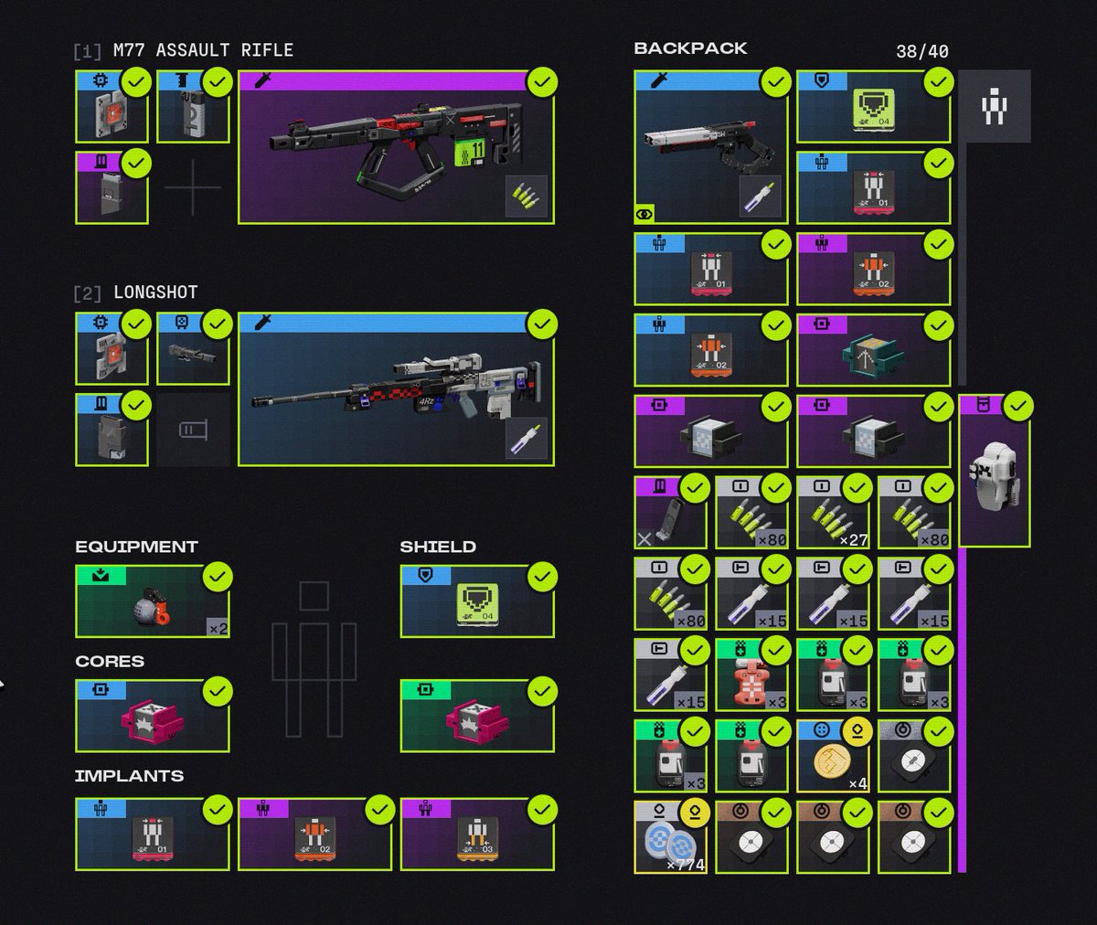 Coffinnated's tweet photo. Joined ranked outpost with a green shield, backpack, and retaliator and came out with this we’re so back https://t.co/78t8a4A6o7