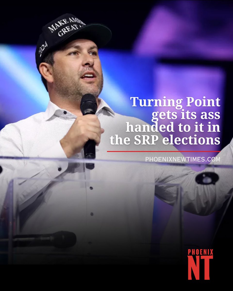 Turning Point invested heavily in a pro-industry slate of candidates for the massive utility, and mostly lost.

Read the full story: phoenixnewtimes.com/news/arizona-s…