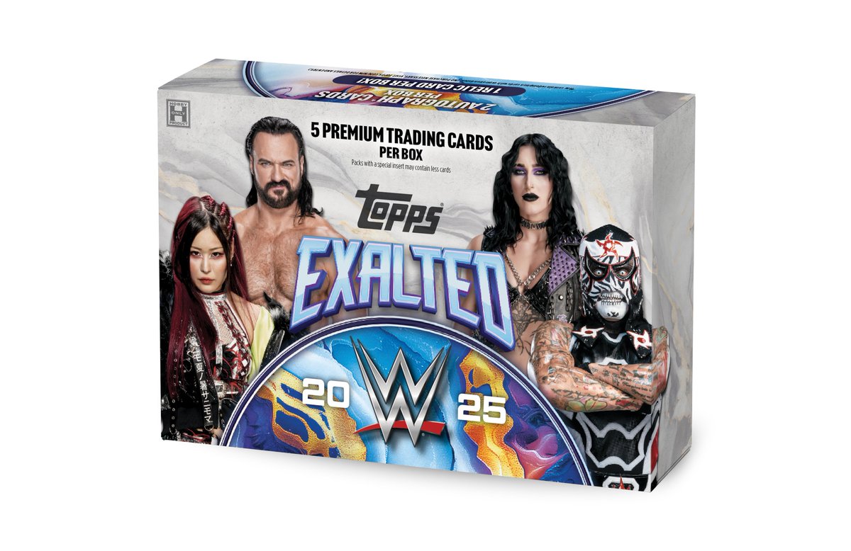 WWE 2025 TOPPS EXALTED HOBBY】 WWEカードの中でもハイエンドな本商品