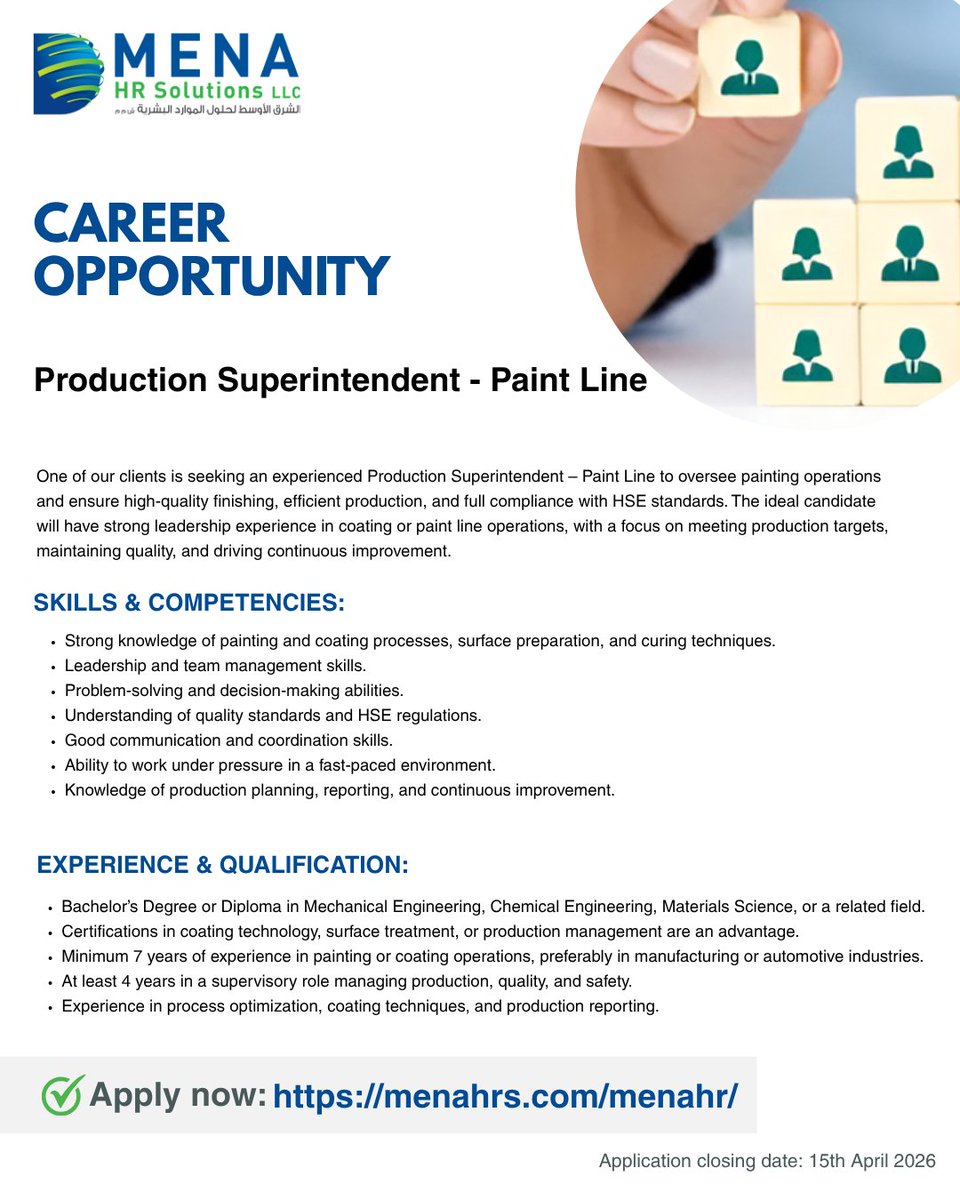 MENAHRSLLC's tweet image. Interested candidate kindly apply on:
menahrs.com/menahr/

#jobsinoman #omanjobs #menahrsllc