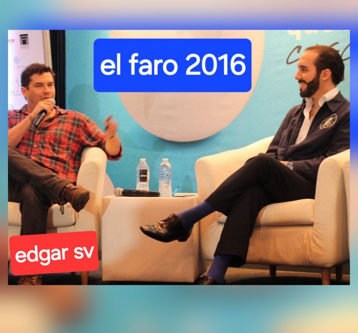 Opositorsv's tweet photo. Bukele con los de el Faro antes https://t.co/vwNMoekTG1