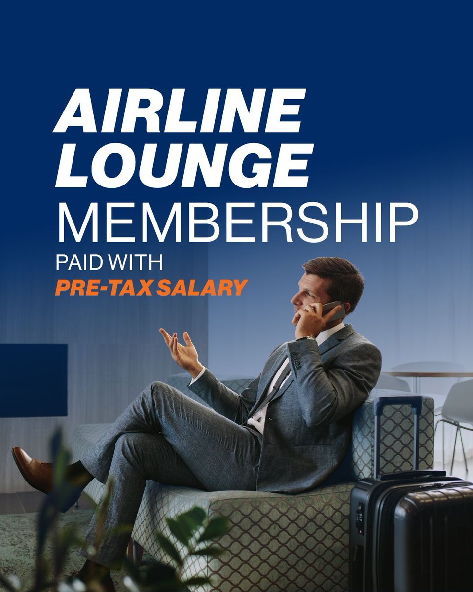 SalPackPlus's tweet photo. Your next lounge visit could cost less than you think! ✈️ Skip the lines, enjoy premium lounges with free food/drinks/WiFi, and pay with pre-tax salary. Upgrade your travel experience for less. Find out if you're eligible now! https://t.co/xYqXIZMvL6