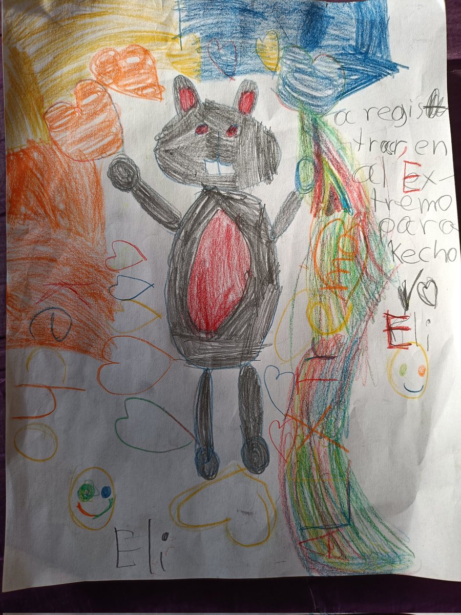 fcocheglez's tweet photo. @AlExtremo  Dibujo de Kecho que hizo mi hija Elizabeth Itzayana https://t.co/OxwG2oday1