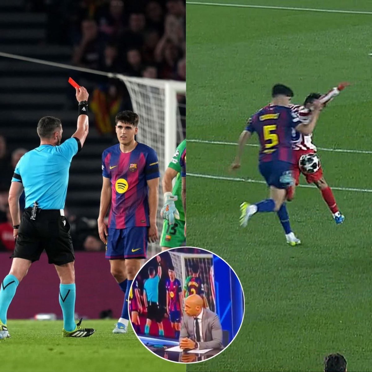 🇫🇷🗣️Henry: "Roja a Cubarsí? "Para mí, eso no es roja. Lo siento. Entiendo la regla: último hombre, negar una oportunidad clara de gol, pero hay que mirar la situación. El balón no está completamente controlado, el ángulo no es perfecto y todavía hay distancia hasta la portería".