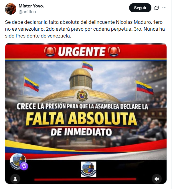 Elias_Cabeza's tweet photo. Los escuálidos son tan PAJUOS, pero tan PAJUOS que si @NicolasMaduro nunca ha sido presidente de Venezuela, cómo es eso que piden "Falta absoluta" 

🤣🤣🤣🤣🤣🤣🤣🤣 https://t.co/MLemIpgrAC