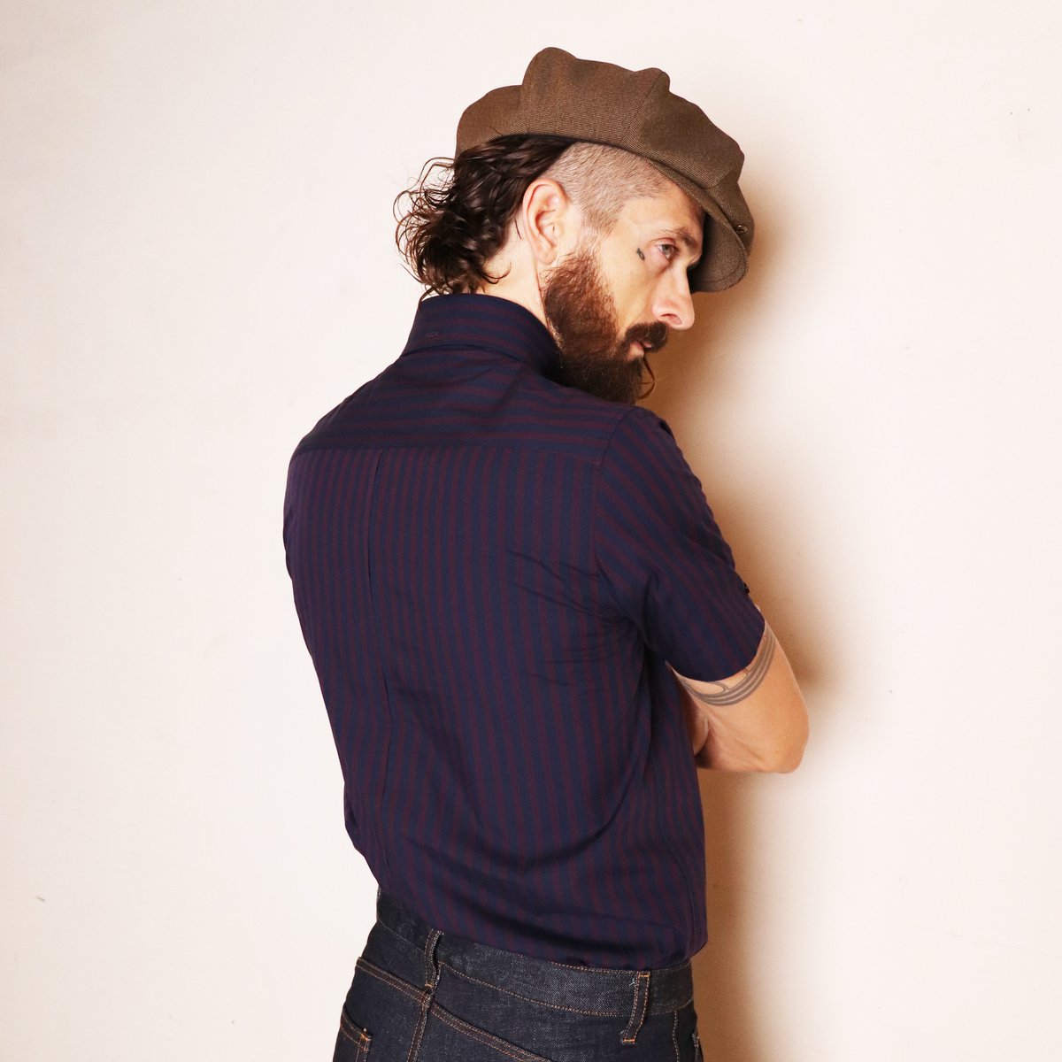 Original John S/S BEAGLE COLLAR SHIRTS ブランドシグネチャー 