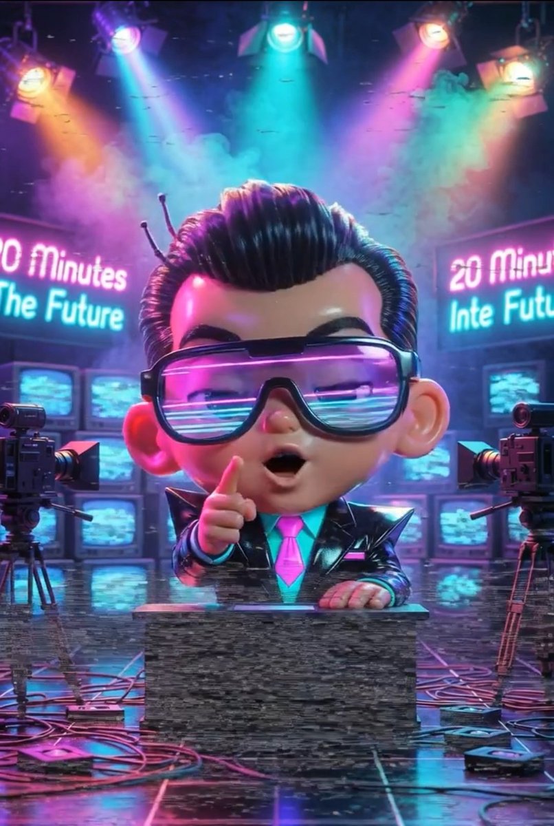 New show::::

... : 20 Minutes Into The Future ::

Wanto know ths Weather on Mars? Well, how about news 20 minute's before it happens? There is only one source you can trust for all your future news. News before it happens on... 

20 Minutes Into The Future