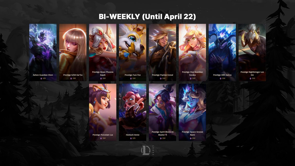 New rotations for the Mythic Shop 💎