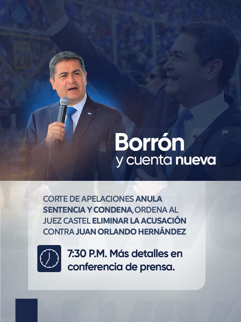 ¡DIOS ES BUENO! La verdad siempre prevalece y sale a la luz.

“Y conoceréis la verdad, y la verdad os hará libres.”
— Juan 8:32 

#JuanOrlandoHernandez es #inocente y #volvera