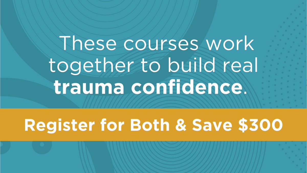 AAOS1's tweet image. AAOS offers a comprehensive #trauma training pathway:

Learn the Strategy → May 2 (Virtual)
Practice the Technique → Dec. 4-5 (Rosemont, IL)

Two courses, one goal: real trauma confidence. Take both and save $300: bit.ly/4tztx4X