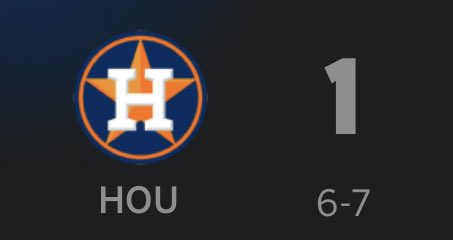 Even the Astros are getting in on the whole “6/7” craze. 😒🤷🏼‍♂️