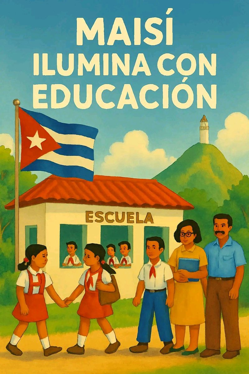 Educación e instrucción van de la mano en el municipio más oriental de #Cuba. #SomosMaisí @AdrieldeCuba <a href="/LaVozDelSol/">Lorenis</a> <a href="/Reyesmaisi/">Diosdanis Reyes Matos</a> <a href="/GuerreroDGuaso/">Guerrero del Guaso💪🇨🇺</a> <a href="/Deguantanamo/">Mabel Guantánamo</a> <a href="/FuentesOquendo/">Marielis Fuentes Oquendo</a> <a href="/DiglerOrtiz/">Digler Ortiz</a> @Nancyguantanamo
