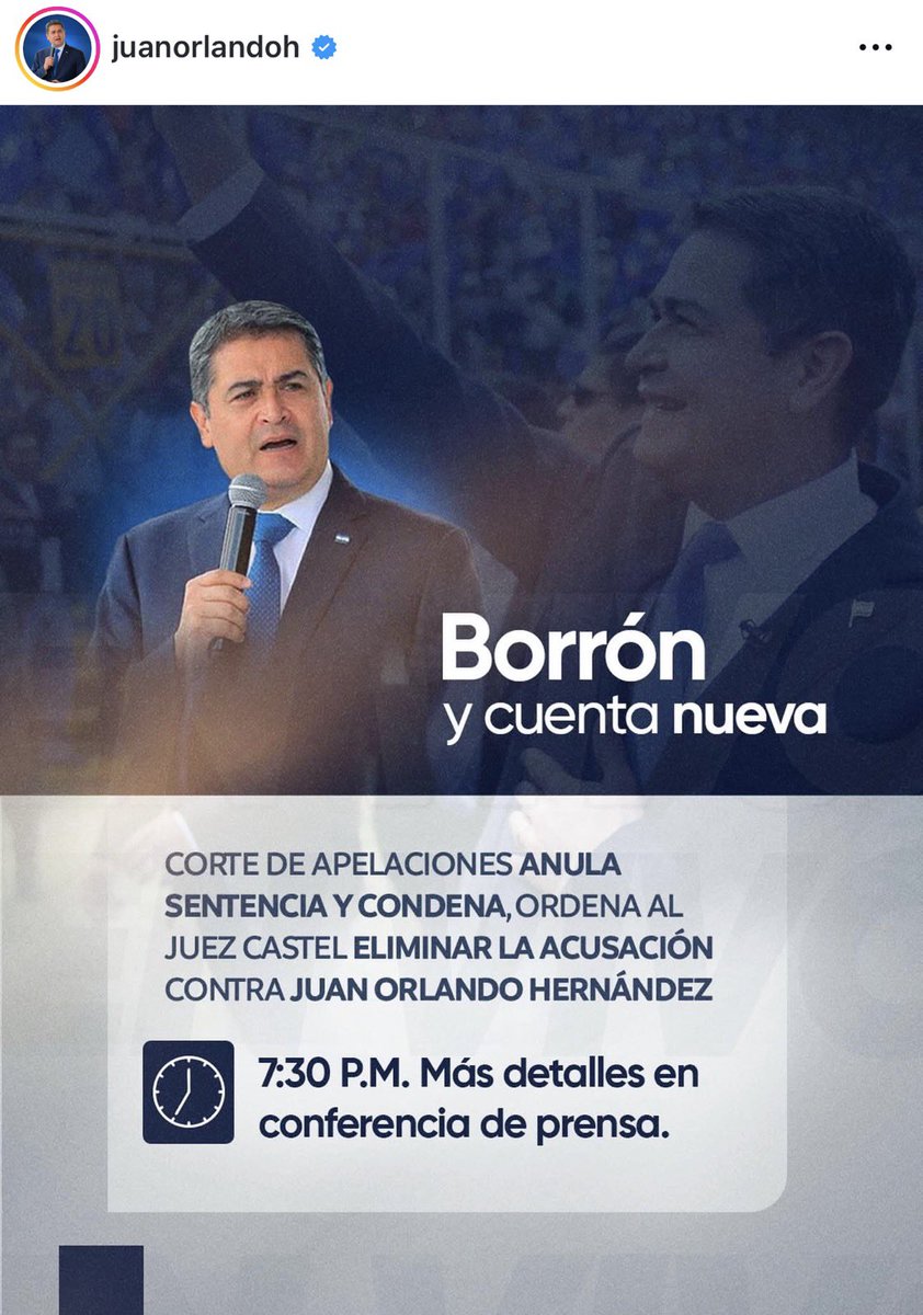 Era lo que hacía falta. Lo dije en marzo de 2024 y lo repito. Esa acusación nunca se probó. Los testimonios tenía demasiadas contradicciones internas y entre sí. Los testigos tenían demasiados intereses y sesgos. Esa historia aún tiene giros por dar.