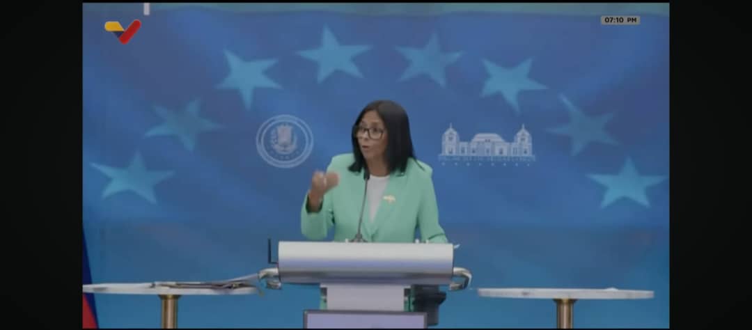 🚨 #ÚLTIMAHORA | Delcy Rodríguez anunció una "peregrinación" desde este 19 de abril hasta el 1 de mayo.

Bajo el lema del fin de las sanciones de EE. UU., el oficialismo activa esta movilización nacional que servirá de antesala a los anuncios salariales del Día del Trabajador.