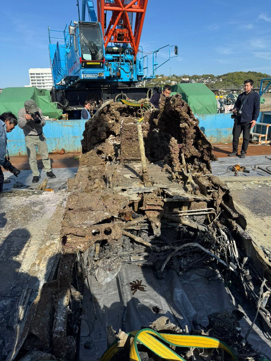 紫電改・林大尉機を引き揚げる会 tweet media