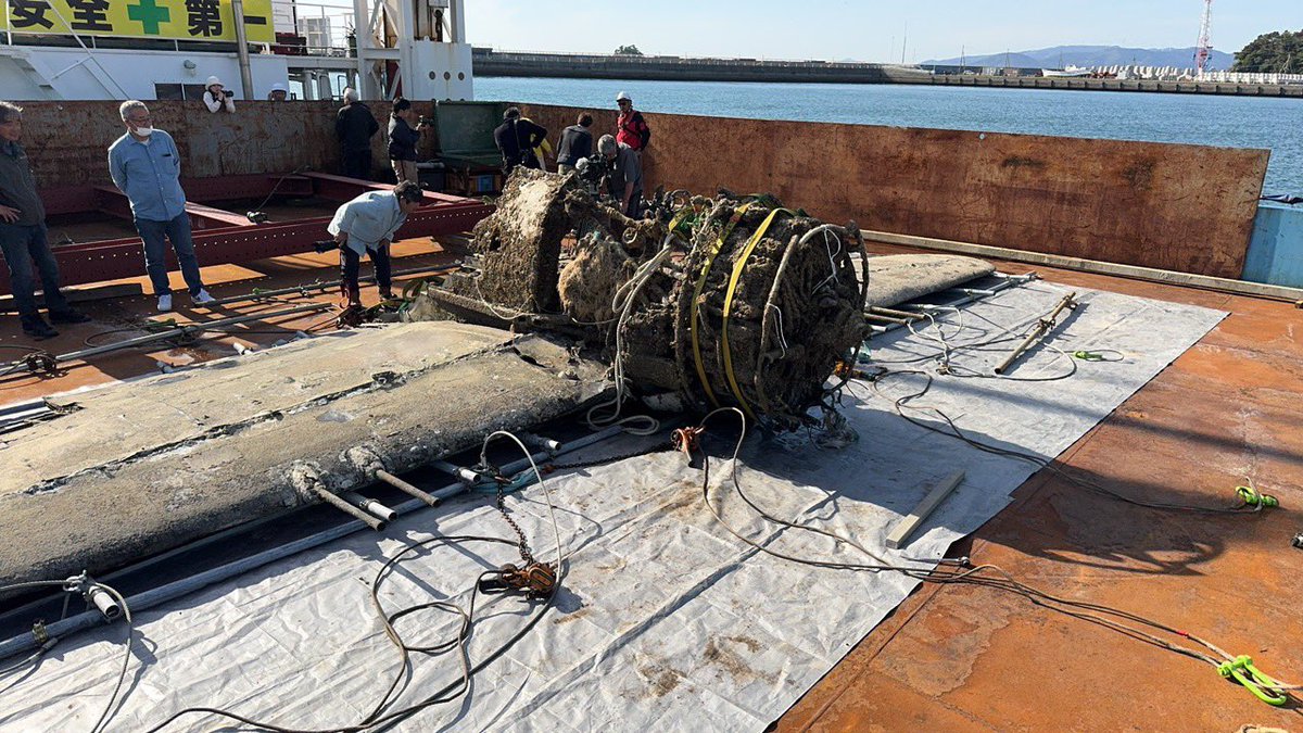 紫電改・林大尉機を引き揚げる会 tweet media