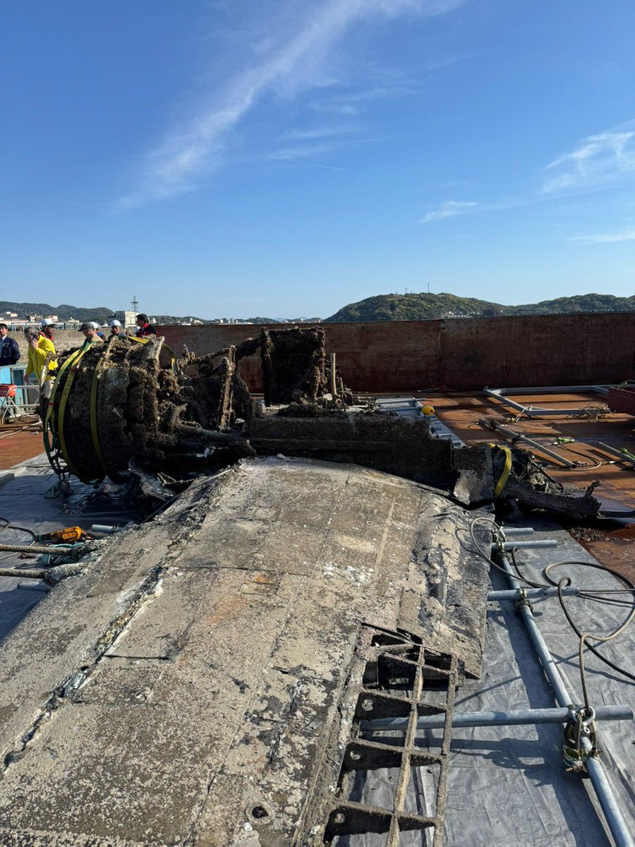 紫電改・林大尉機を引き揚げる会 tweet media