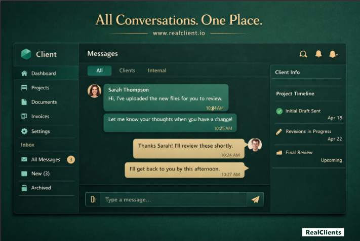 RucheAI's tweet photo. Keep client conversations where work happens.

No more switching apps.
No more lost messages.

Just focused communication.

🌐 https://t.co/DHd3NPm5eU

#RemoteWork #FreelanceTools https://t.co/UyhrhyV0g8