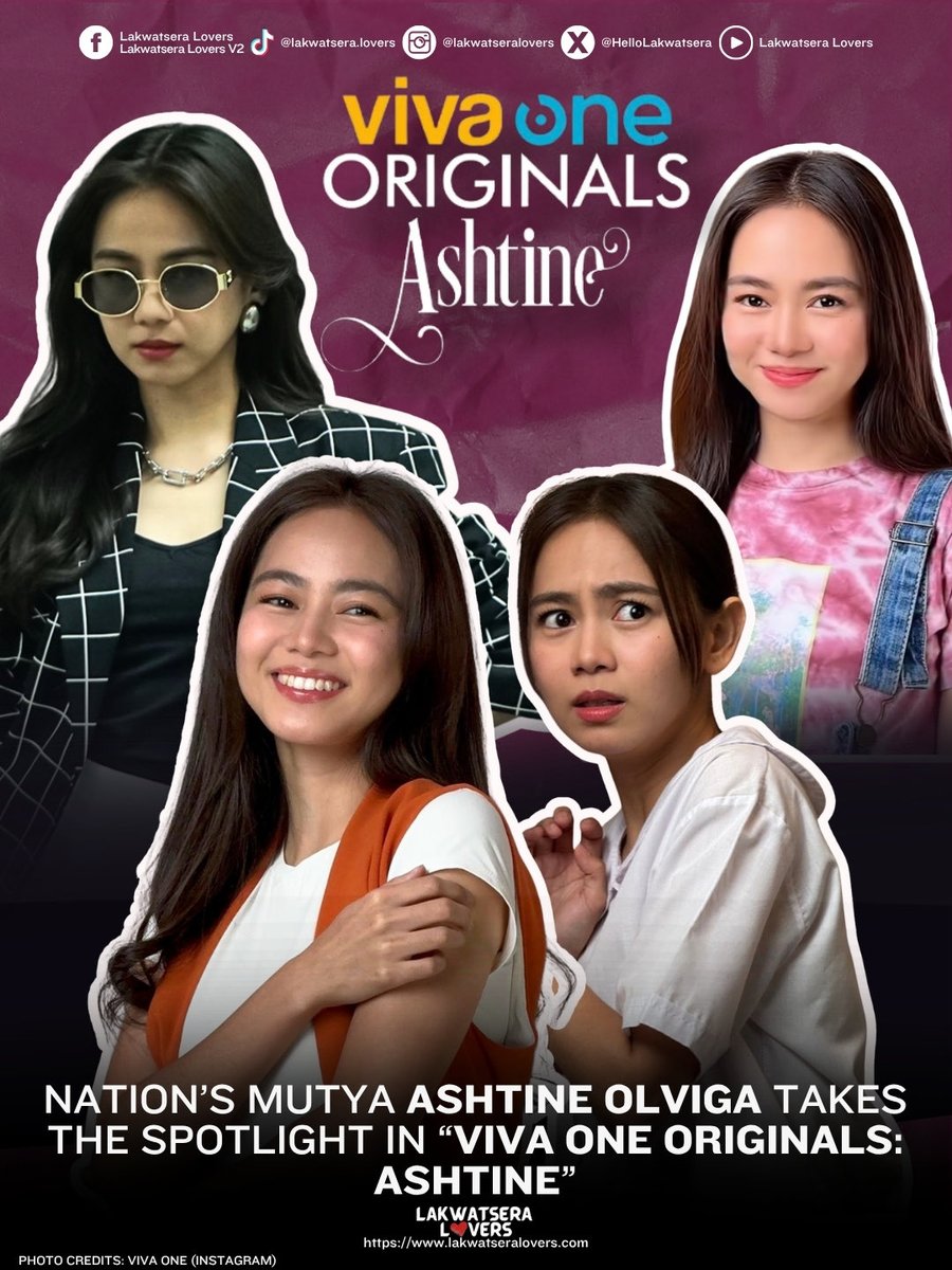HelloLakwatsera's tweet photo. Nation’s Mutya Ashtine Olviga is proving her status as a powerhouse performer in her new anthology series, Ashtine. 

Produced by Viva One and Studio Viva, this project highlights her incredible versatility as she tackles a wide variety of roles.

From spine-chilling horror and laugh-out-loud comedy to romantic kilig moments and intense drama, she proves she can do it all. This series makes one thing certain: acting is truly her calling.

Now Streaming on Viva One
Experience her range across these four compelling titles:
• Who’s The Boss
• Balik Eskwela
• My Melody
• Bahay-bahayan

@VivaOnePH @VivaArtists_ 

#AshtineOlviga #Vivaone