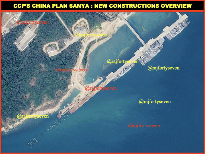 rajfortyseven's tweet image. NEVER take your eyes off #CCP’s #China.
#PLAN new constructions at #Sanya.