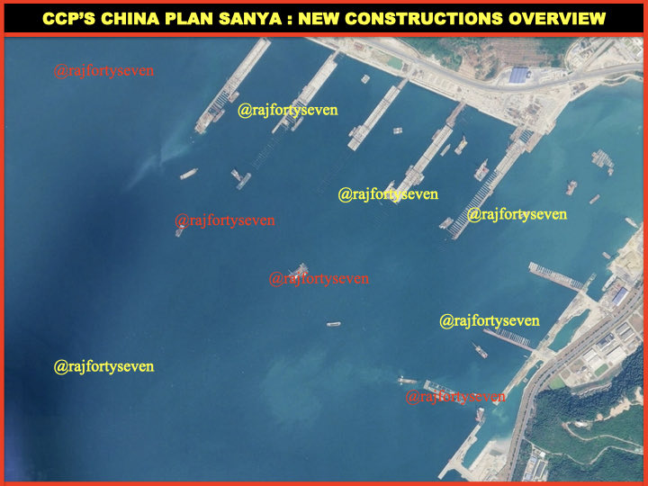 rajfortyseven's tweet image. NEVER take your eyes off #CCP’s #China.
#PLAN new constructions at #Sanya.
