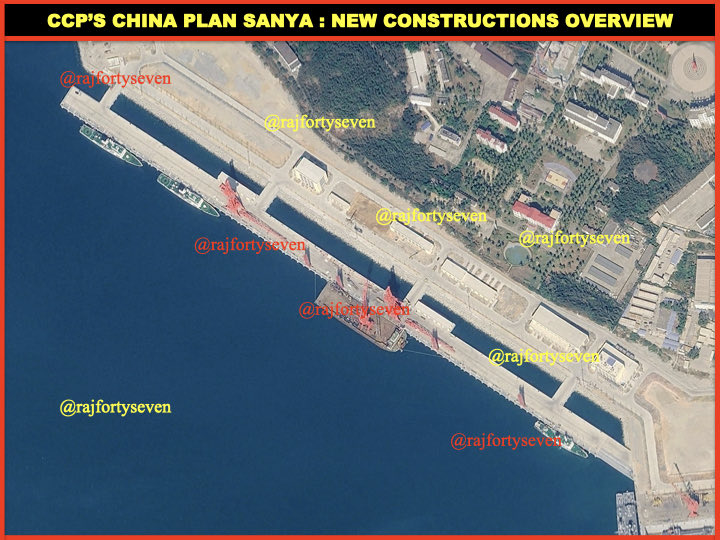 rajfortyseven's tweet image. NEVER take your eyes off #CCP’s #China.
#PLAN new constructions at #Sanya.