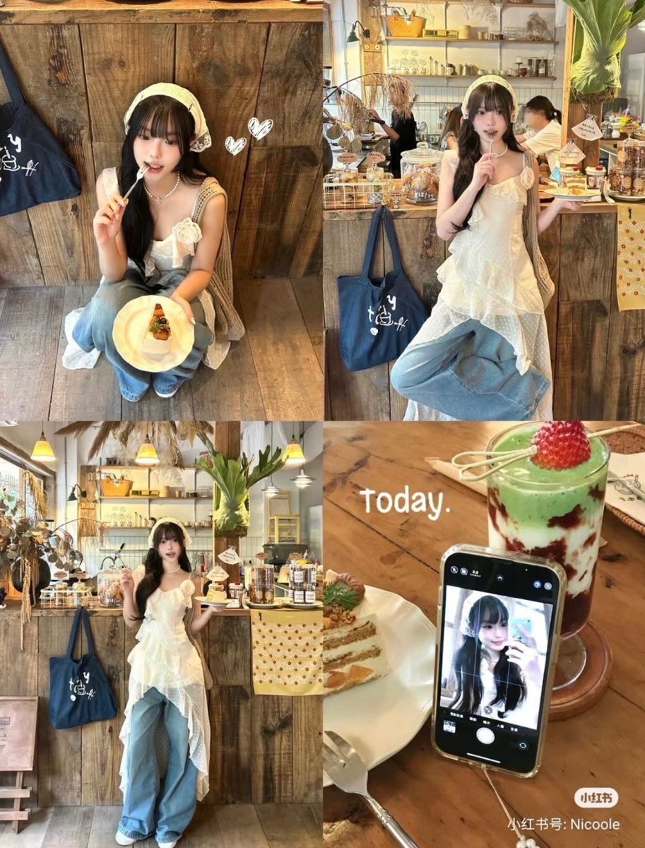 akanuke_recipe's tweet photo. カフェで撮れる可愛い写真の撮り方まとめた📸🤍 https://t.co/U7puE5UM4u