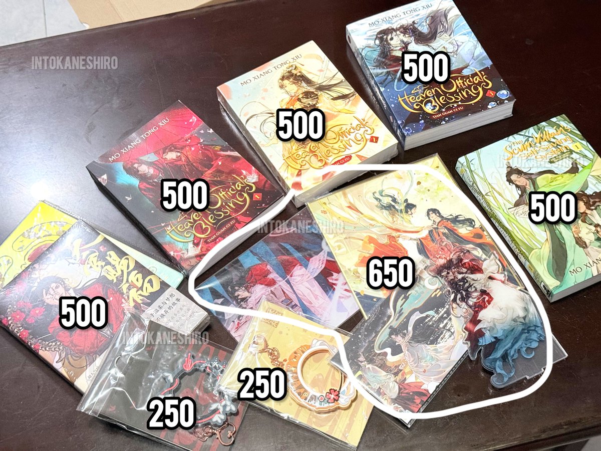 wts lfb ph | official tgcf goods

— decluttering
— mostly sealed, all in pristine condition