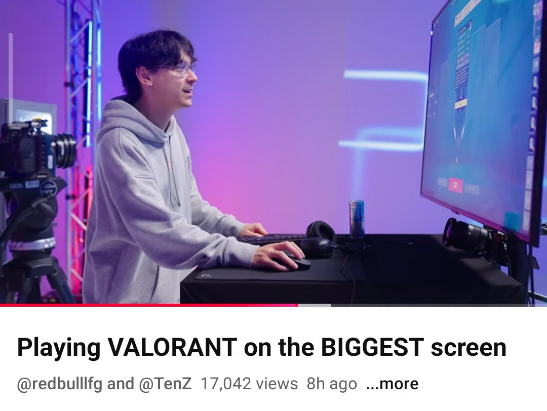 Tenz Playing TenZ playing Valorant on the BIGGEST and SMALLEST Screen! https://t.co ...