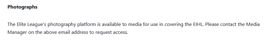 <a href="/officialEIHL/">Elite Ice Hockey League | #EIHL</a> i'm not sure if i don't qualify to have access here but regardless, my emails just go unanswered... all i want is to create and share things i create of the league🙂