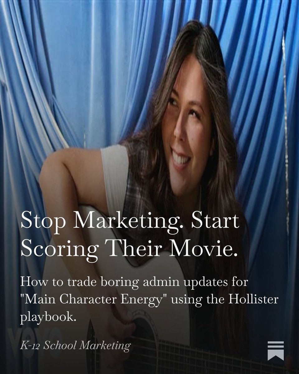 JasonAWheeler's tweet photo. I’m posting every Monday and Wednesday on SubStack… my latest: Stop Marketing. Start Scoring Their Movie.

How to trade boring admin updates for "Main Character Energy" using the Hollister playbook.

https://t.co/cnXVF3CZLI https://t.co/WfbfB4G6rY