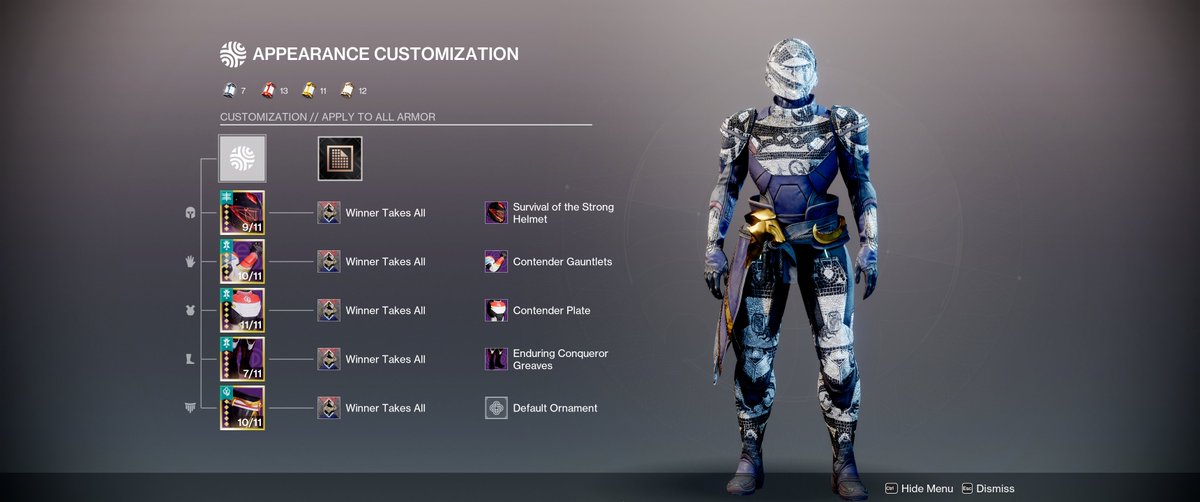 RaGe0420's tweet photo. My titan feeling like a winner and posing with his best friend.

Rage#9905

 @BrunoLouviers @MoltenSlowa @Scapes @Destiny2Team @DestinyTheGame @A_dmg04  #Destiny2 #Destiny2Fashion #GuardianGamesGold https://t.co/6Nag83uB6u