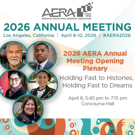 AERA_EdResearch's tweet image. Kick off #AERA2026 with a dynamic and intellectually engaging panel featuring leading scholars whose work explores history, community, and educational justice: Daniel Gilbert Solorzano, Jarvis R. Givens, Stacey J. Lee, Veronica Terriquez, and Amanda R. Tachine.